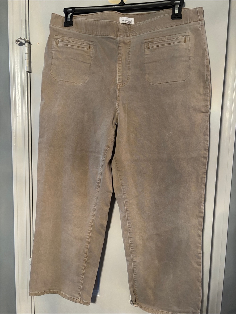 Westbound Straight Leg Tan Jeans